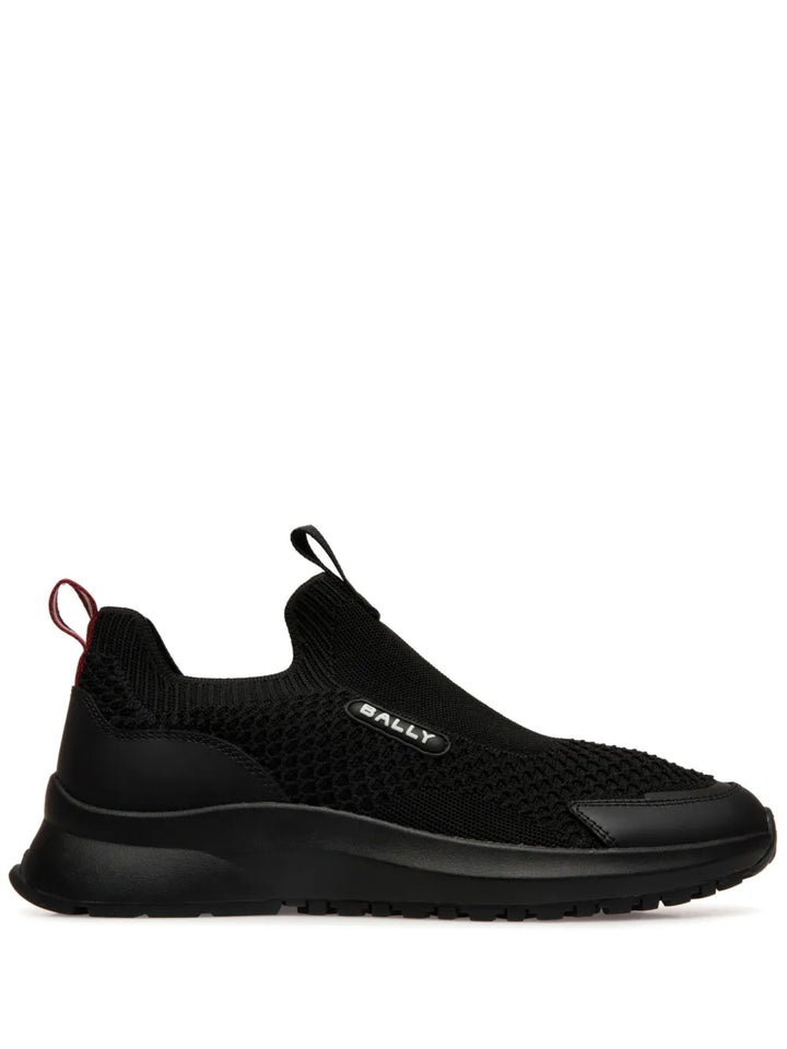 Bally Logo-Plaque Slip-On Sneakers