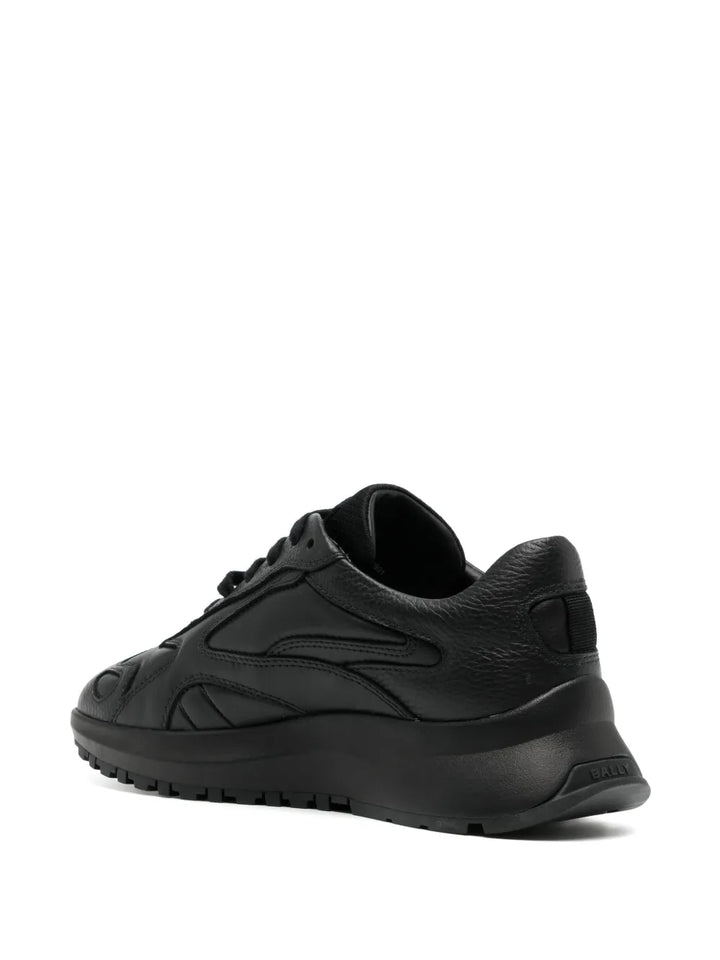 Bally Panelled Leather Sneakers