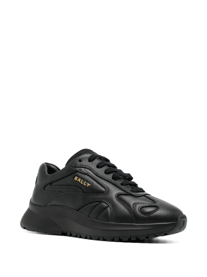 Bally Panelled Leather Sneakers