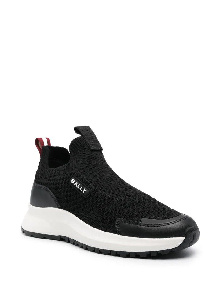 Bally Knitted-Upper Slip-On Sneakers