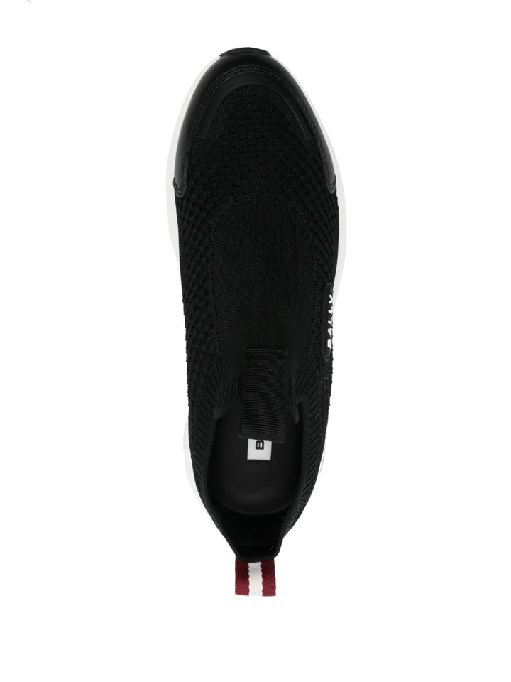 Bally Knitted-Upper Slip-On Sneakers
