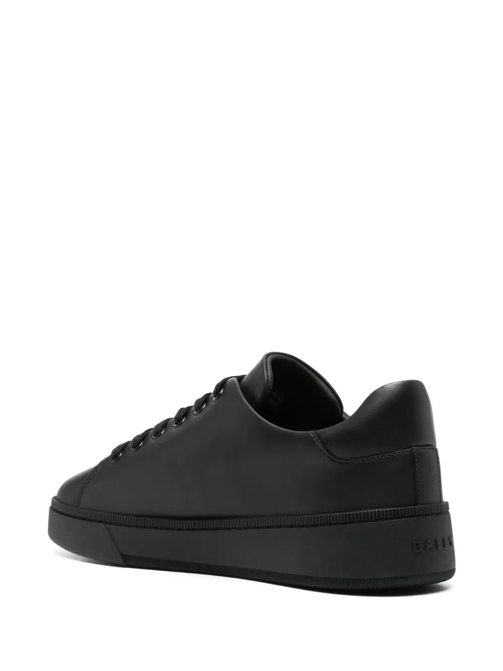 Bally Logo-Embossed Leather Sneakers