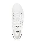 Calvin Klein Jeans Logo-Embossed Leather Sneakers