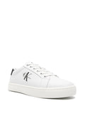 Calvin Klein Jeans Logo-Embossed Leather Sneakers