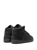Air Jordan 1 Mid Se Craft Dark Smoke Red Sneakers