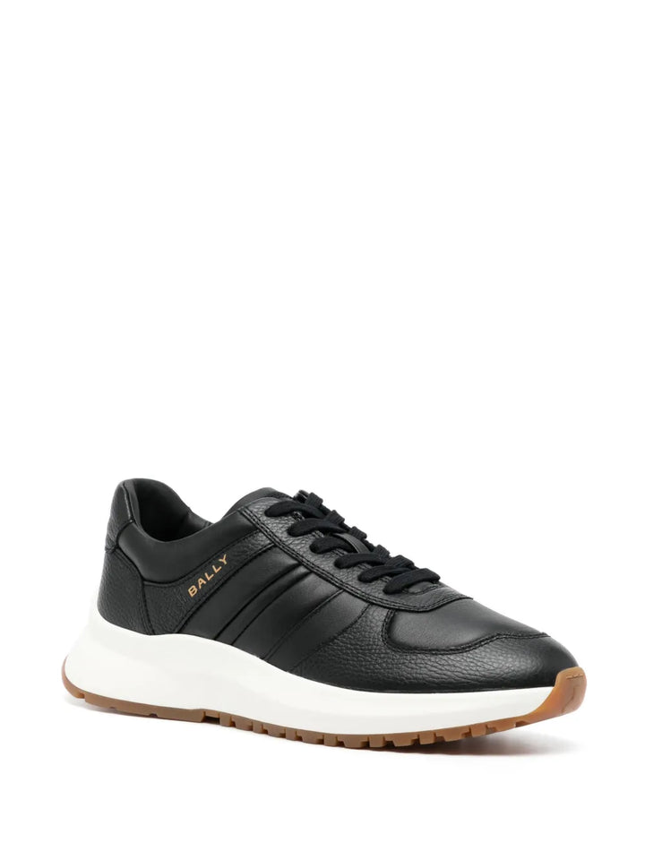 Bally Logo-Print Panelled Sneakers
