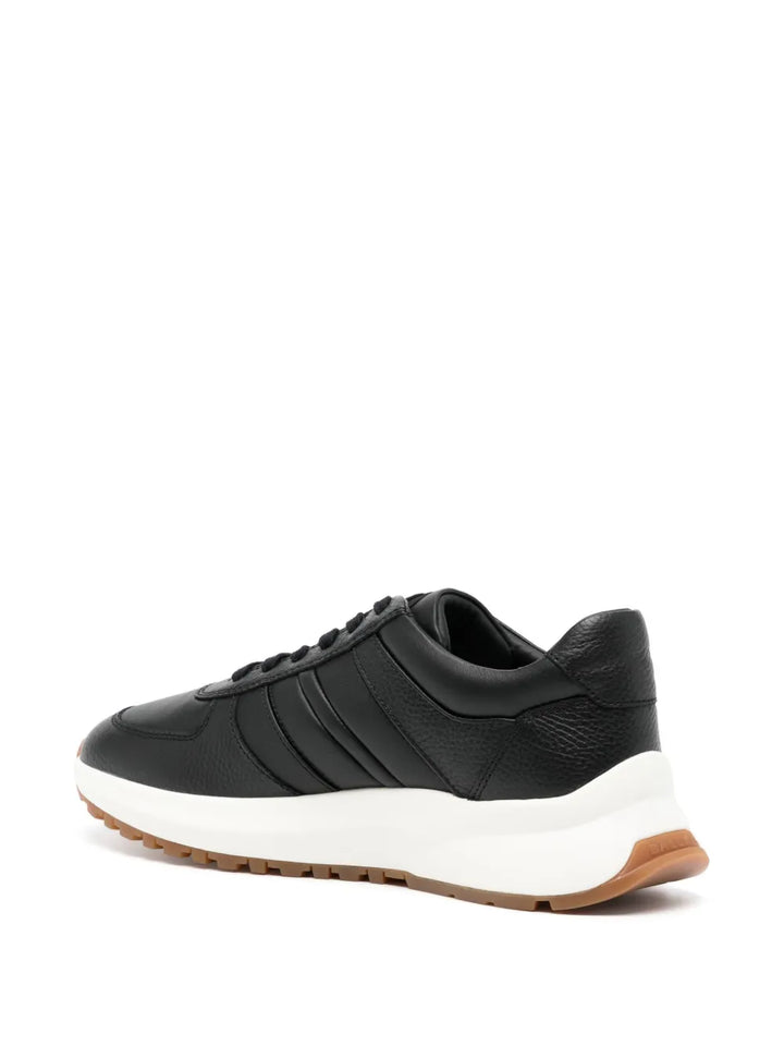Bally Logo-Print Panelled Sneakers