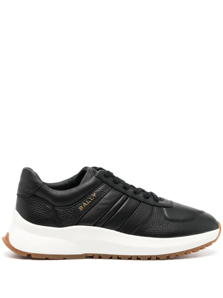 Bally Logo-Print Panelled Sneakers
