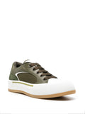 Alexander Mcqueen Deck Plimsoll Leather Sneakers