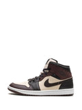 Air Jordan 1 Mid Se Velvet Brown Sneakers