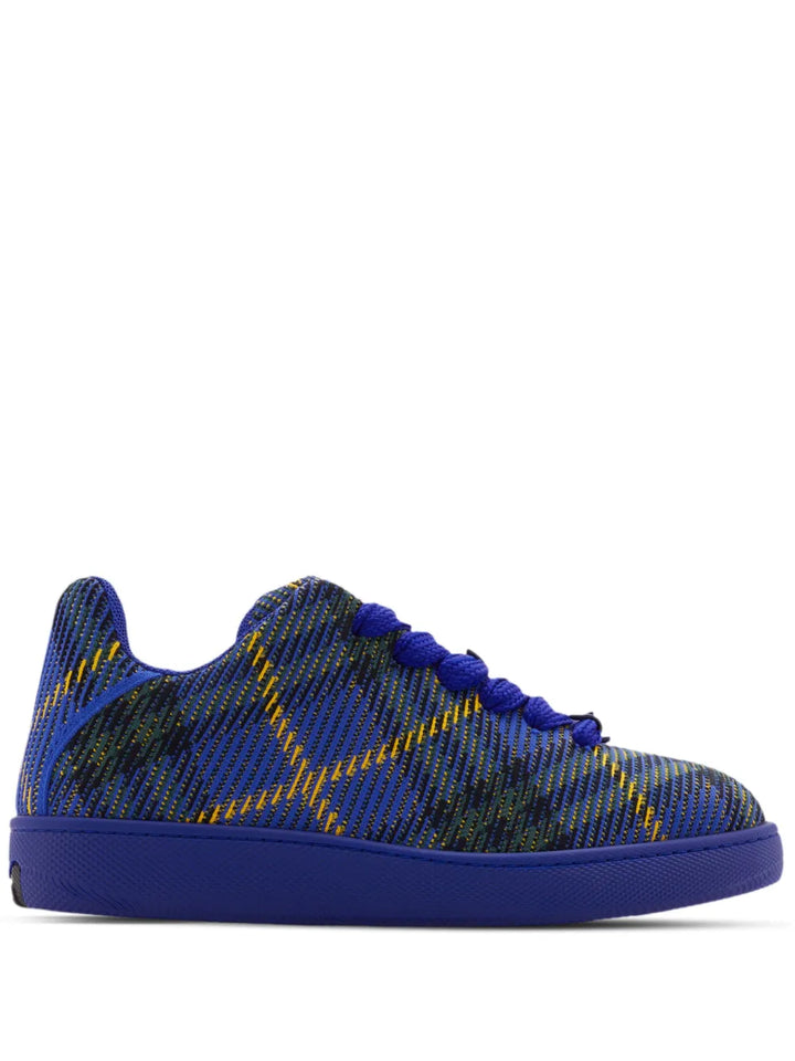 Burberry Checked Knitted Sneakers
