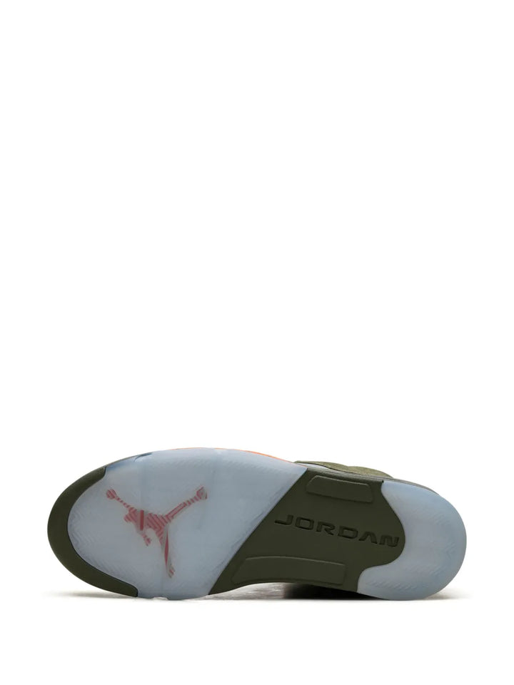 Air Jordan 5 Og Olive Sneakers
