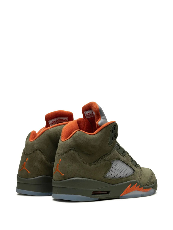 Air Jordan 5 Og Olive Sneakers