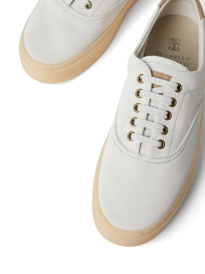 Brunello Cucinelli Low-Top Suede Sneakers