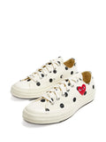Comme Des Gar ns Play X Converse Chuck Taylor 70 Polka-Dot Heart Sneakers