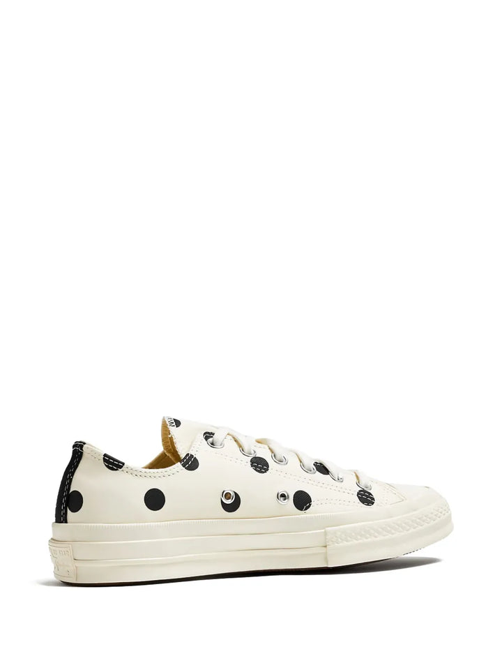 Comme Des Gar ns Play X Converse Chuck Taylor 70 Polka-Dot Heart Sneakers