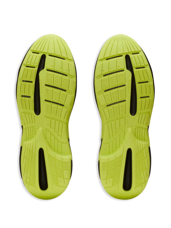 Balmain Run-Row Leather Sneakers