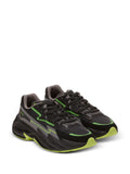 Balmain Run-Row Leather Sneakers