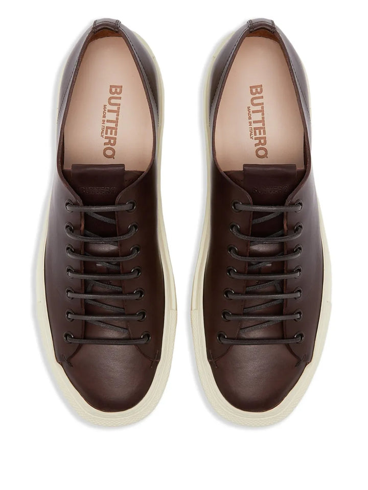 Buttero Lace-Fastening Leather Sneakers