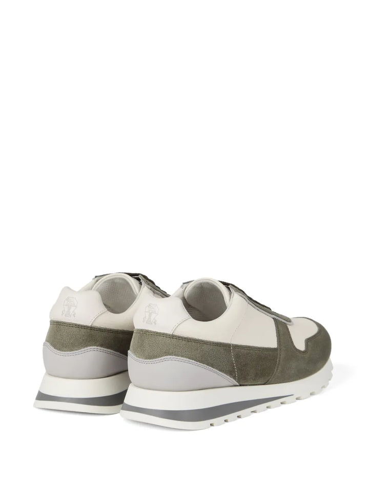 Brunello Cucinelli Colour-Block Panelled Trainers