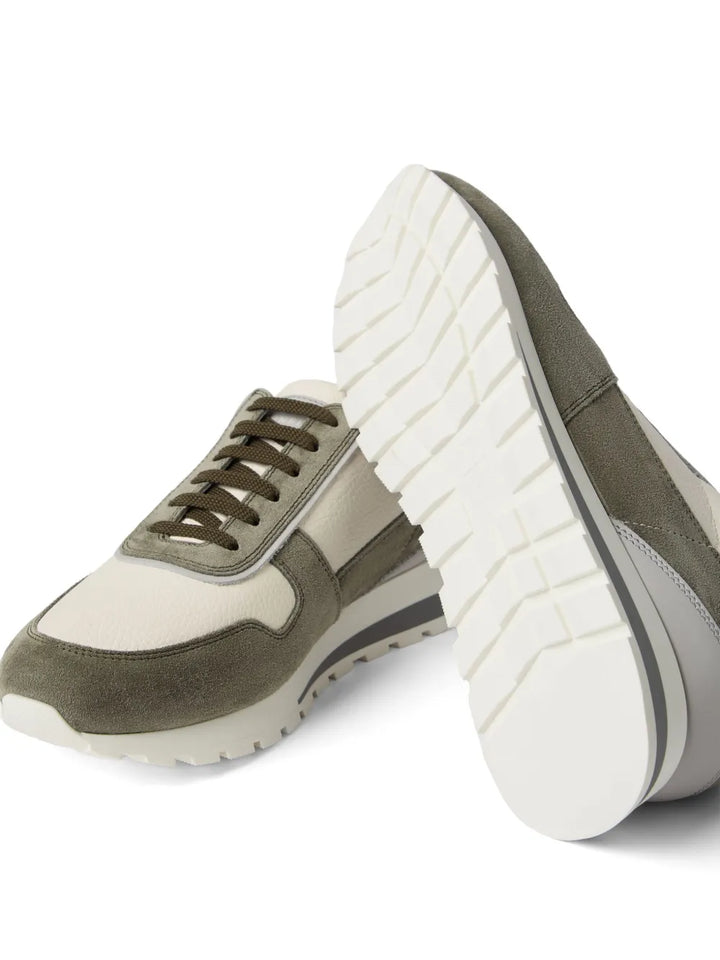 Brunello Cucinelli Colour-Block Panelled Trainers