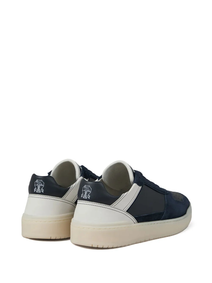 Brunello Cucinelli Panelled Leather Sneakers