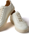 Brunello Cucinelli Logo-Print Leather Sneakers
