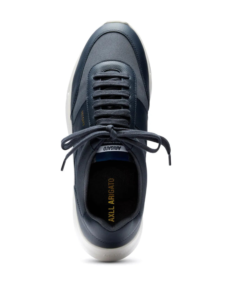 Axel Arigato Logo-Print Panelled Leather Sneakers