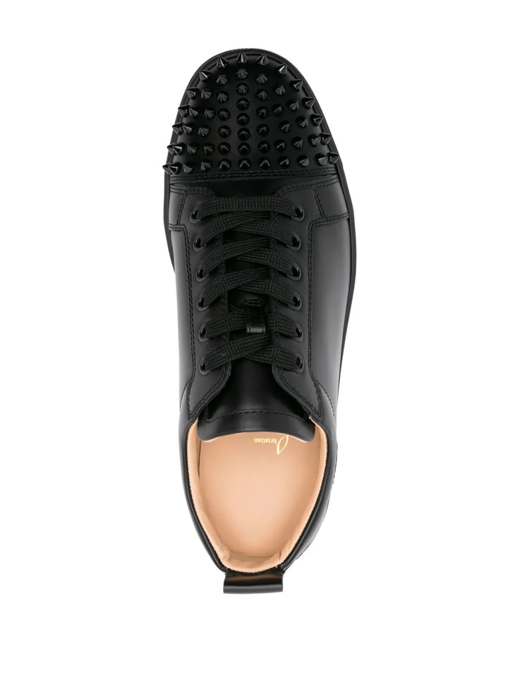 Christian Louboutin Junior Spikes Leather Sneakers