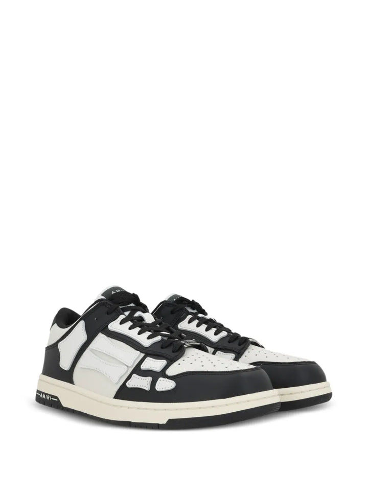 Amiri Skel Panelled Leather Sneakers