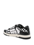 Amiri Skel Top Low Check-Pattern Sneakers