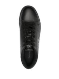 Calvin Klein Jeans Debossed-Logo Leather Sneakers