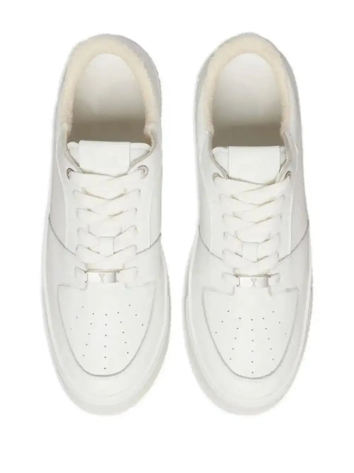 Ami Paris Arcade Lace-Up Leather Sneakers
