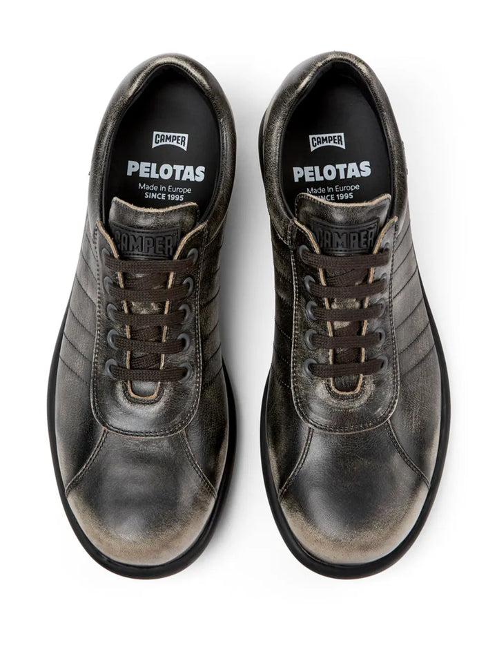 Camper Pelotas Ariel Distressed Leather Sneakers