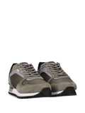 Boss Suede-Trimmed Mesh Sneakers