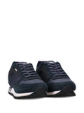 Boss Suede-Trimmed Mesh Sneakers