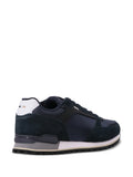 Boss Suede-Trimmed Mesh Sneakers