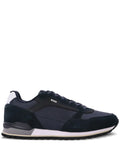 Boss Suede-Trimmed Mesh Sneakers
