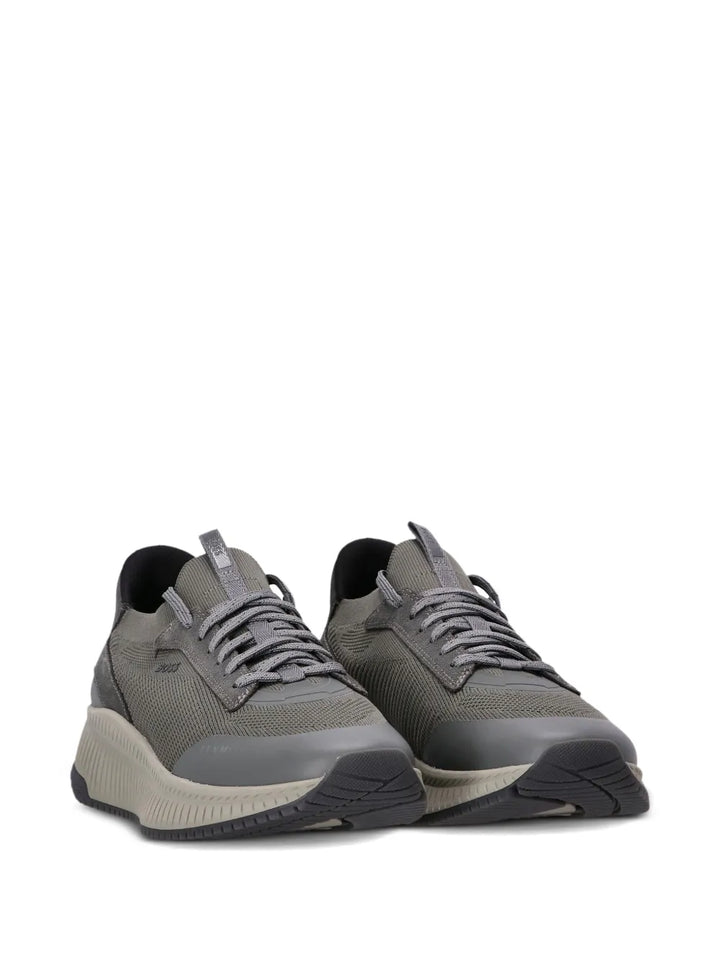 Boss Lace-Up Suede Trainers