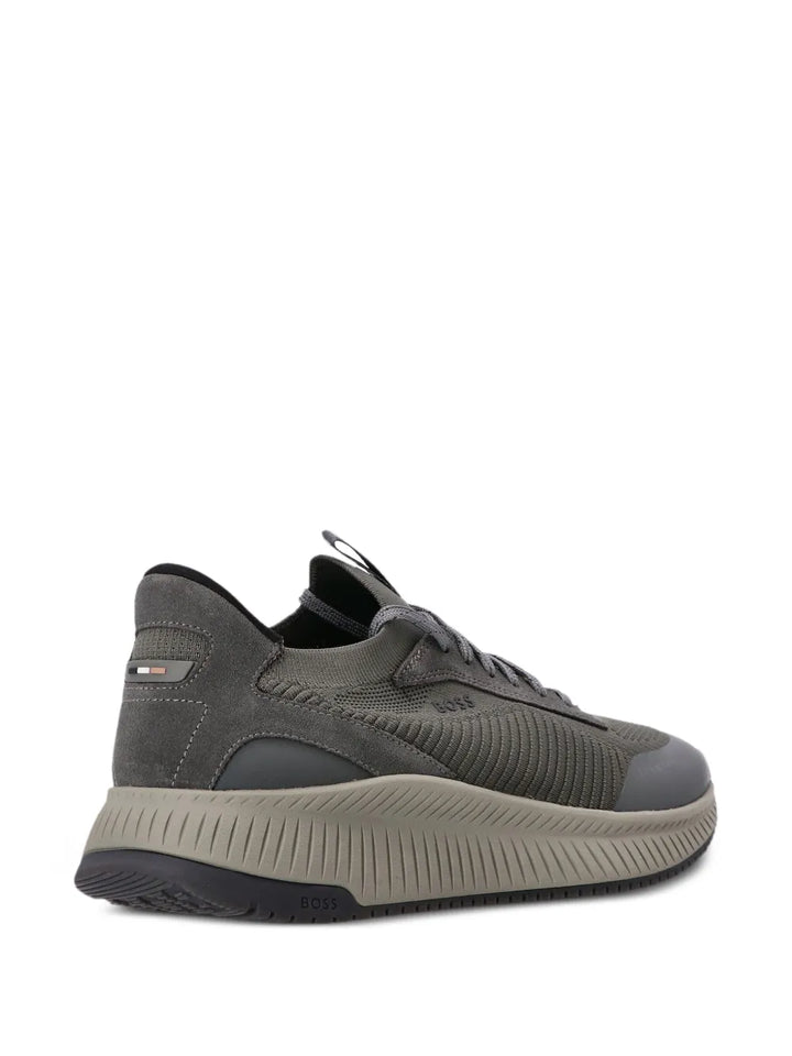 Boss Lace-Up Suede Trainers