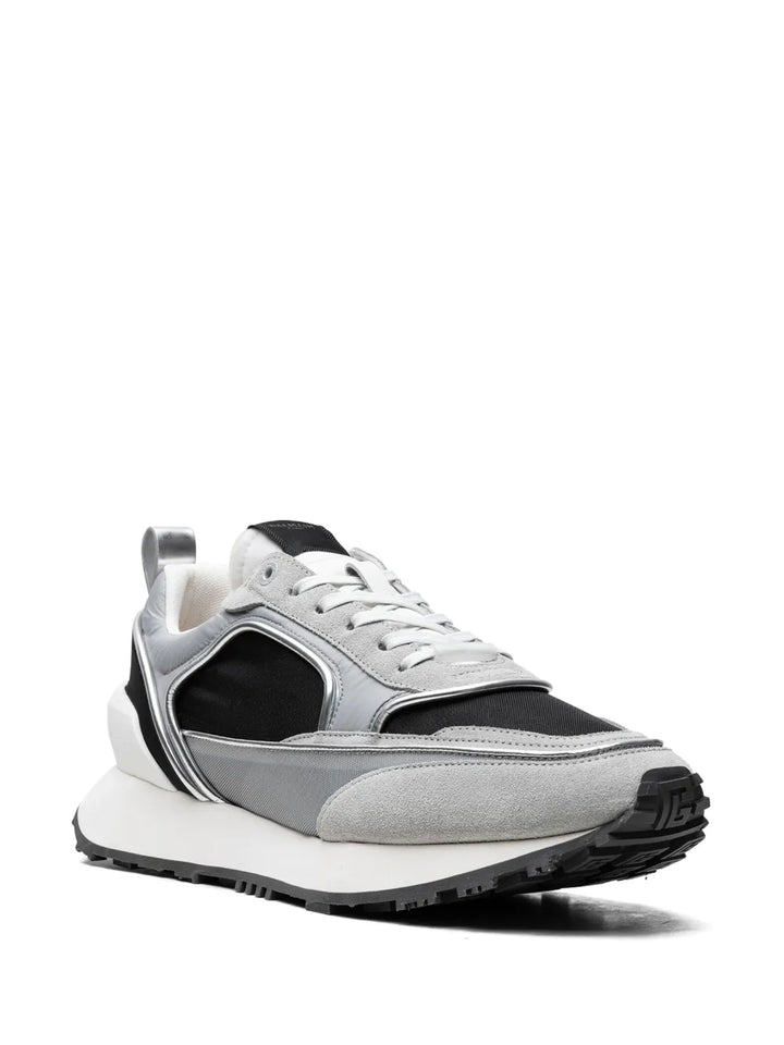 Balmain Meshed Silver Sneakers
