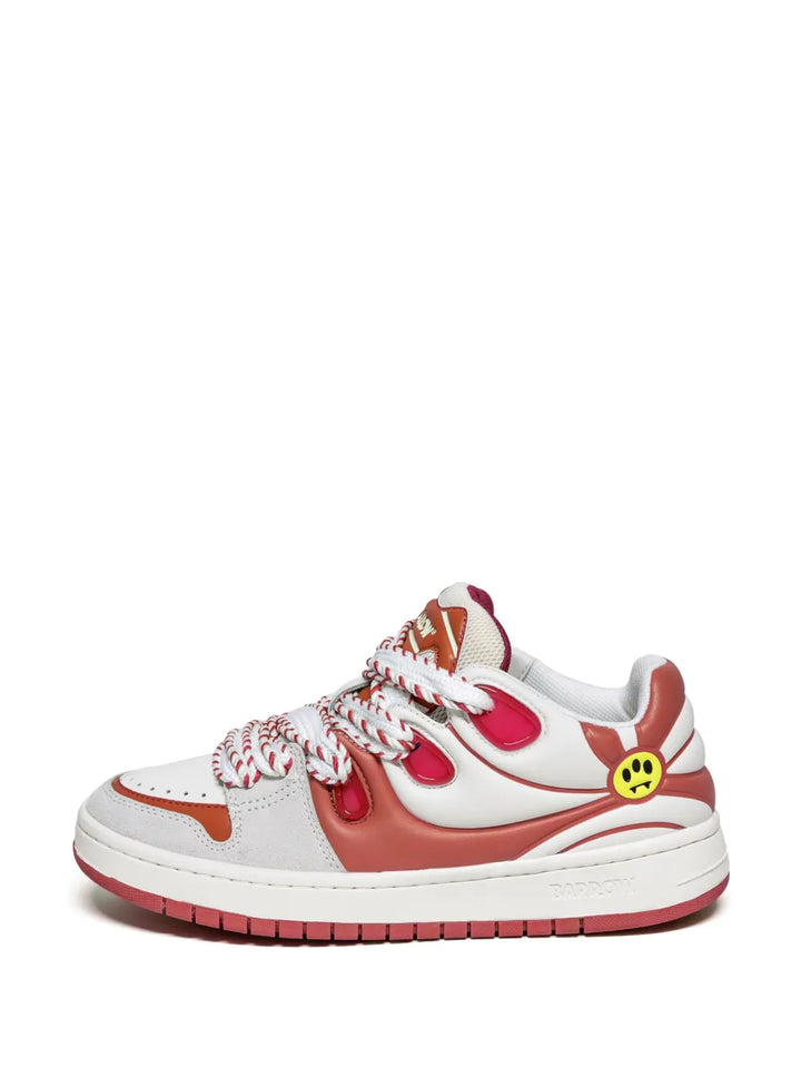 Barrow Ollie Panelled Leather Sneakers
