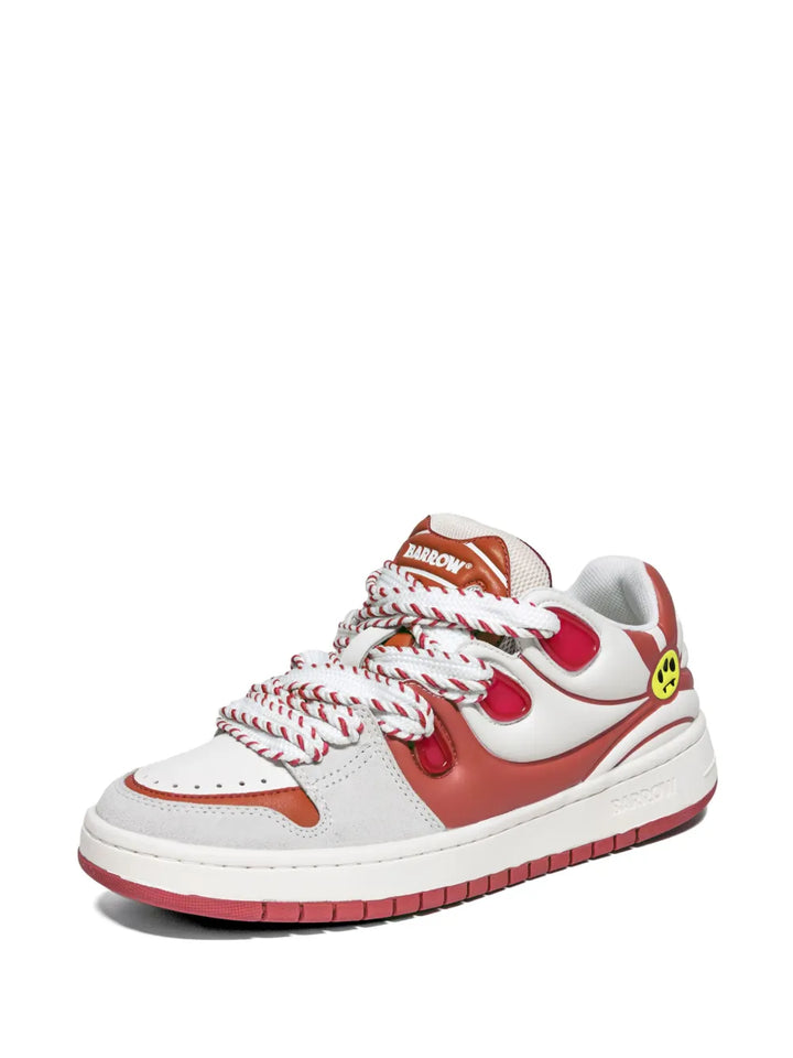 Barrow Ollie Panelled Leather Sneakers