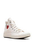 Comme Des Gar ns Play X Converse X Comme Des Gar ns Play Chuck 70 Cream Sneakers