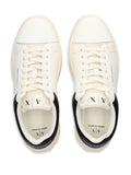 Armani Exchange Logo-Print Leather Sneakers