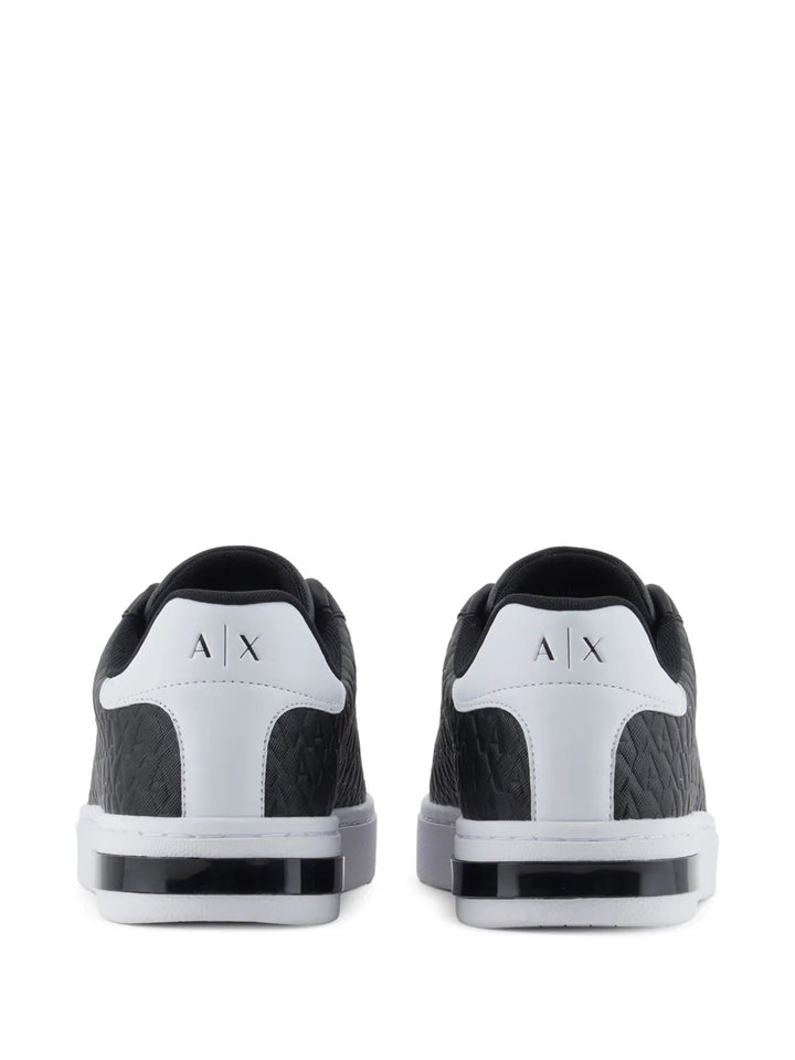 Armani Exchange Monogram-Debossed Sneakers