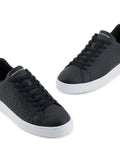 Armani Exchange Monogram-Debossed Sneakers