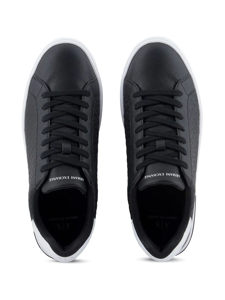 Armani Exchange Monogram-Debossed Sneakers