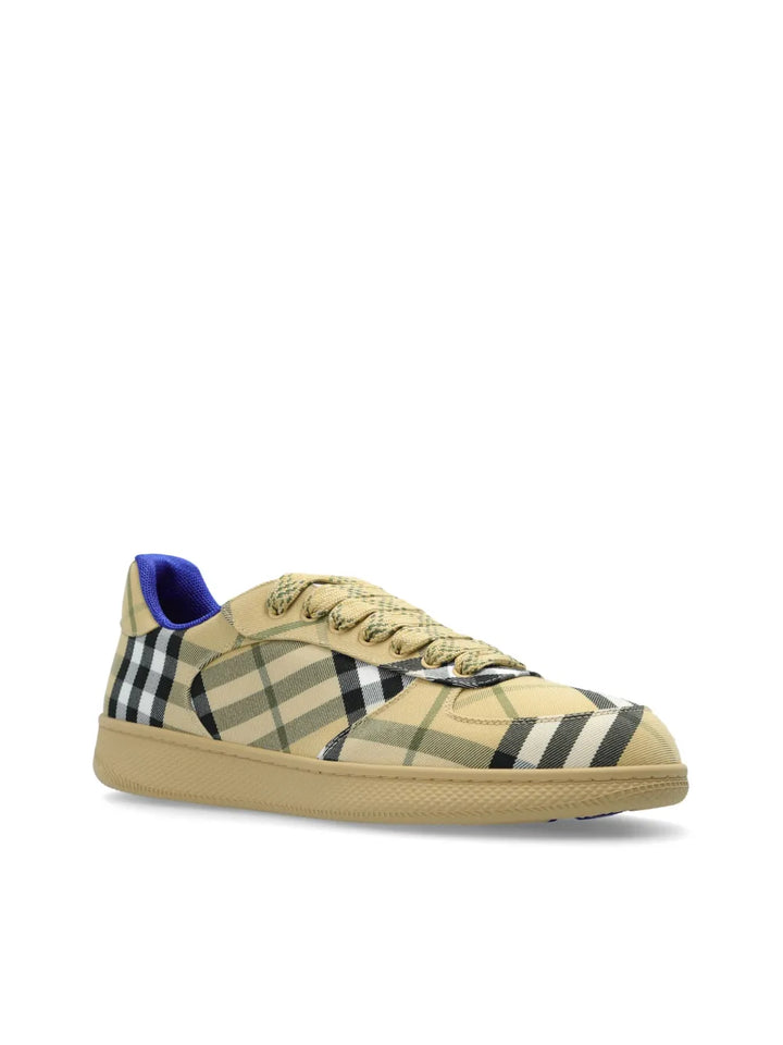 Burberry Tartan Pattern Trainers
