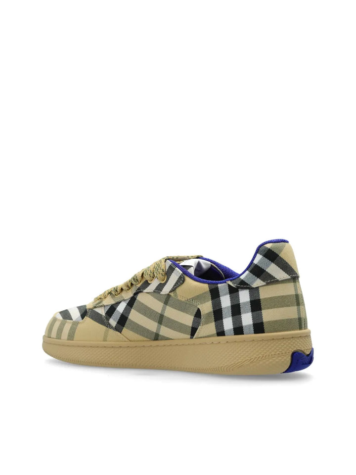 Burberry Tartan Pattern Trainers
